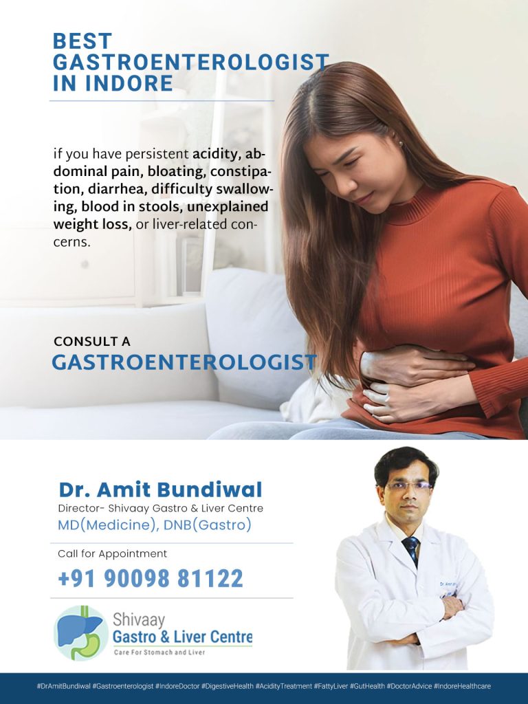 Best Gastroenterologist in Indore: When Should You Consult One?